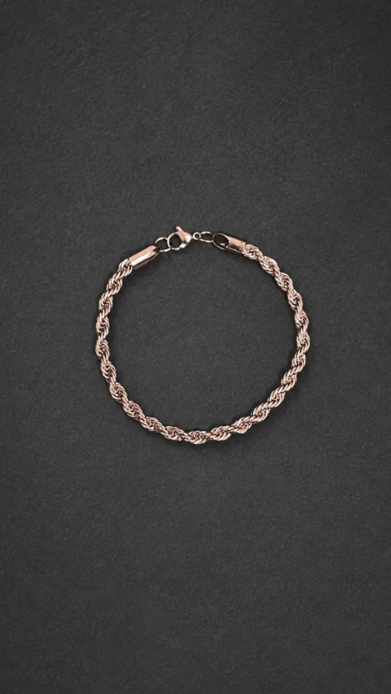 Rope link bracelet