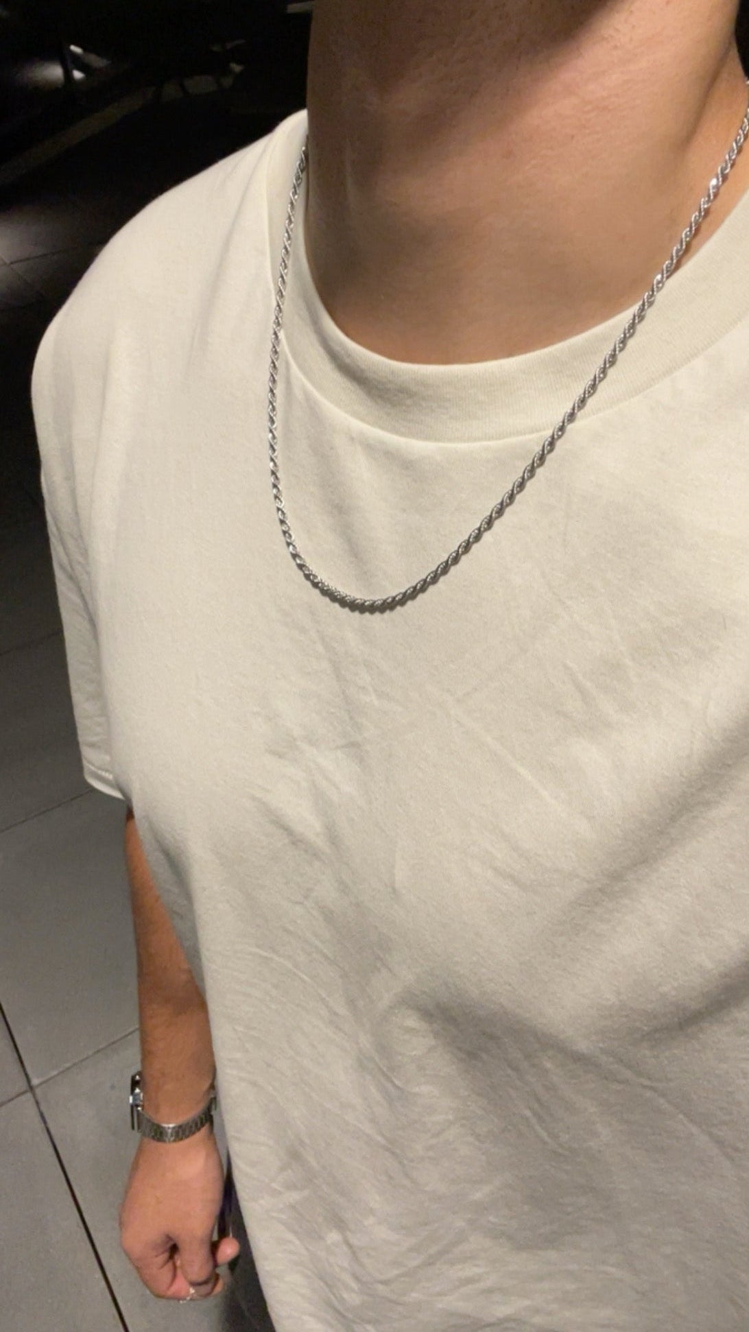Rope link chain
